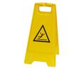 Hazard Warning Sign, Polypropylene (PP), Yellow